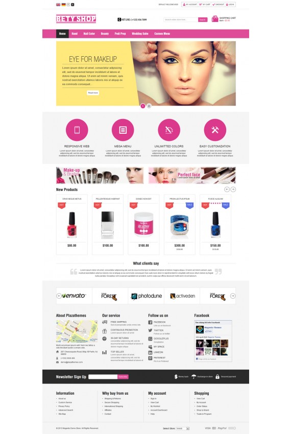 Plantilla de Bety Shop Responsive